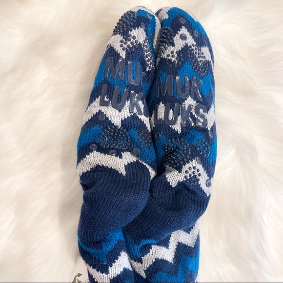 NWT Muk Luks Jojoba Oil Cabin Socks - Picture 3 of 4